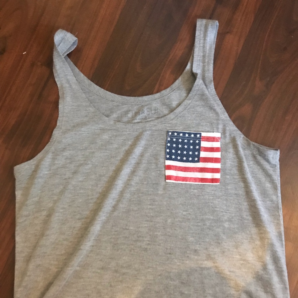 american flag tank